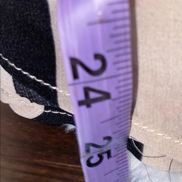 Seductions Bold lined long sleeve button down top - Picture 5 of 11